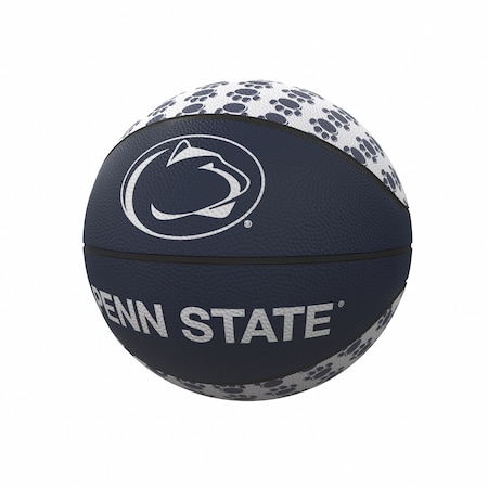 Logo Brands Penn State Repeating Logo Mini-Size Rubber Basketball 196-91MR-1